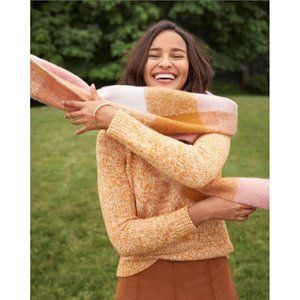 LOFT Plaid Blanket Scarf (NWT)